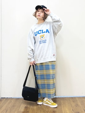 「CAMP7（キャンプセブン）のアイテム」を使った、m@さん（レディース・155cm）の秋コーディネート