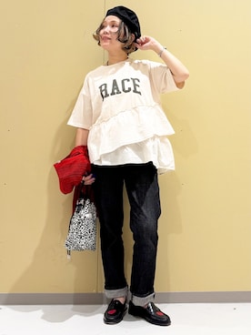 まーちゃん(m@)さん(レディース・155cm)の夏コーディネート