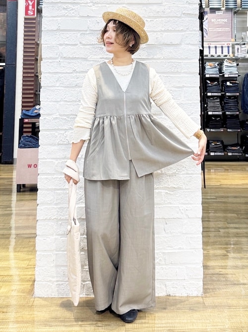 トップス OMMO FLASK PATTERN TOP VEST SET OMMO FLASK PATTERN TOP VEST SET