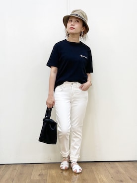 まーちゃん（m@）さん（レディース・155cm）の夏コーディネート