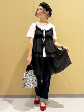まーちゃん(m@)さん(レディース・155cm)の夏コーディネート