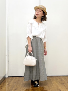 「Right-on（ライトオン）のアイテム」を使った、m@さん（レディース・155cm）の秋コーディネート