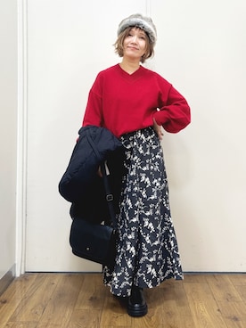 「Right-on（ライトオン）のアイテム（ジャケット/アウター）」を使った、m@さん（レディース・155cm）の秋コーディネート
