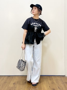 まーちゃん(m@)さん(レディース・155cm)の夏コーディネート