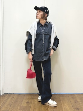 まーちゃん（m@）さん（レディース・155cm）の夏コーディネート