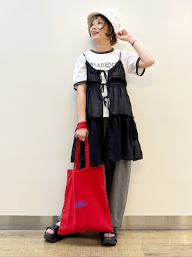 まーちゃん(m@)さん(レディース・155cm)の夏コーディネート
