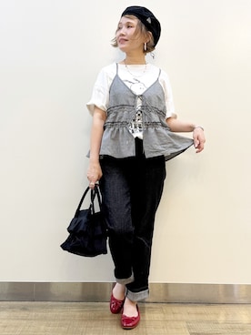 まーちゃん(m@)さん(レディース・155cm)の夏コーディネート