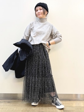 まーちゃん（m@）さん（レディース・155cm）の冬コーディネート