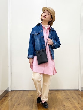 「BACK NUMBER（バックナンバー）のアイテム（ジャケット/アウター）」を使った、m@さん（レディース・155cm）の冬コーディネート