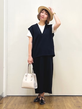 まーちゃん（m@）さん（レディース・155cm）の夏コーディネート