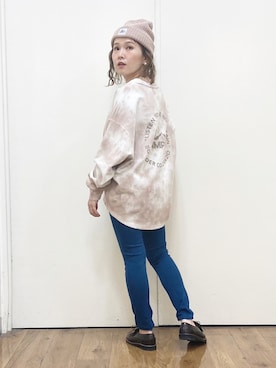 「HARUTA」｜「アイテム（帽子）」を使った、m@さん（レディース・155cm）の秋コーディネート