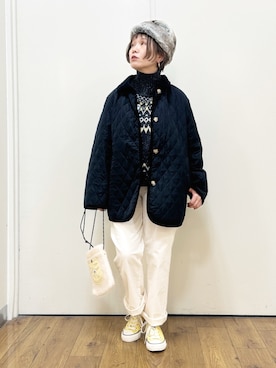 「Right-on（ライトオン）のアイテム（その他アウター）」を使った、m@さん（レディース・155cm）の秋コーディネート
