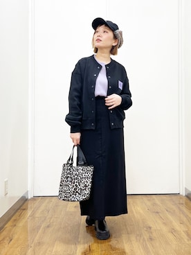 「CAMP7」｜m@さん（レディース・155cm）の冬コーディネート