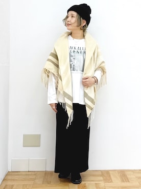 「チェック柄に恋してる」｜まーちゃん（m@）さん（レディース・155cm）の秋コーディネート