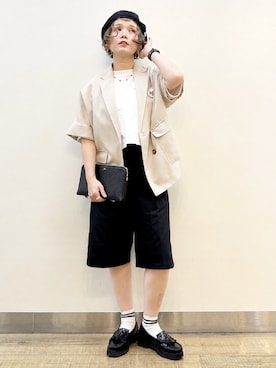まーちゃん(m@)さん(レディース・155cm)の夏コーディネート