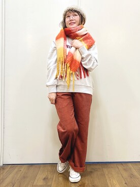 まーちゃん（m@）さん（レディース・155cm）の秋コーディネート