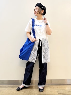 まーちゃん(m@)さん(レディース・155cm)の夏コーディネート