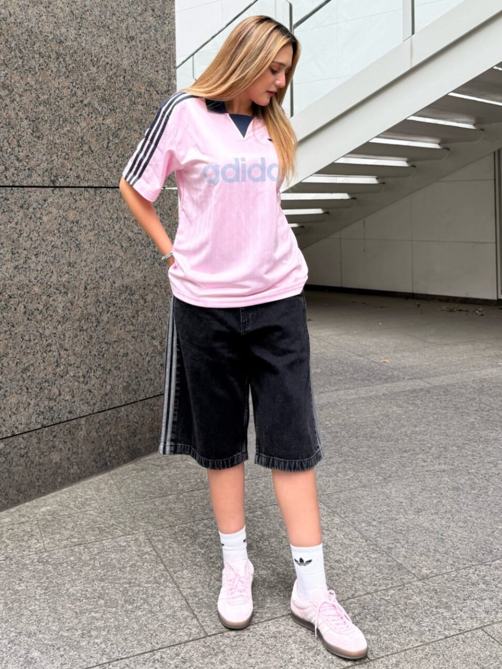 Adidas 襟付きゴーリートップ ピンク XXL 襟付きゴーリートップ クリアピンク ｜アパレル,シャツ