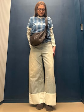 HNさん（レディース・174cm）の春コーディネート