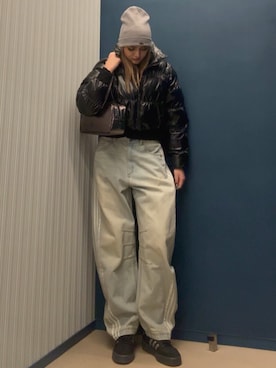 HNさん（レディース・174cm）の冬コーディネート