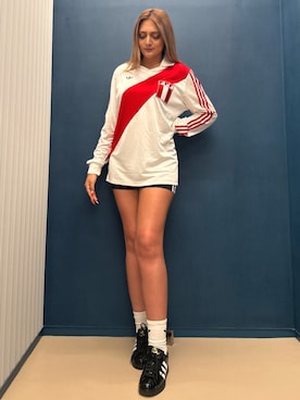 「アイテム（レギンス/スパッツ）」を使った、HNさん（レディース・174cm）の夏コーディネート
