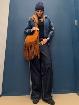 HNさん（レディース・174cm）の冬コーディネート