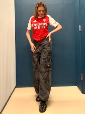 「サッカー」｜HNさん（レディース・174cm）の夏コーディネート