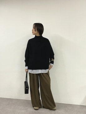 「GALLARDAGALANTE（ガリャルダガランテ）のアイテム（その他パンツ）」を使った、gg＿sachikoooさん（レディース・167cm）の秋コーディネート