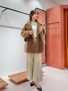 「アイテム（ピアス（両耳用））」を使った、wgmasagoさん（レディース・166cm）の秋コーディネート