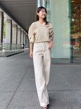 「アイテム（チョーカー）」を使った、wgmasagoさん（レディース・166cm）の夏コーディネート