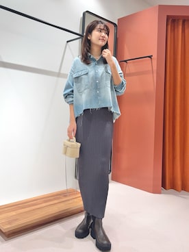 「THE PAUSE（ザ ポーズ）のアイテム」を使った、wgmasagoさん（レディース・166cm）の秋コーディネート