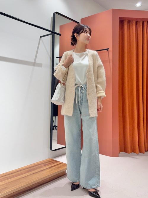 （もあ）新品 ダブルウエストドロストデニム ドロストデニム（デニムパンツ）｜Whim Gazette（ウィムガゼット）の