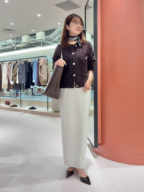 ジャージーIラインロングスカート（スカート）｜Whim Gazette（ウィム