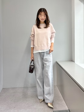 「アイテム（スウェット）」を使った、wgmasagoさん（レディース・166cm）の秋コーディネート