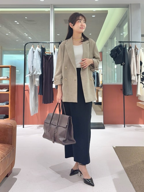 カットジョーゼットスリットスカート（スカート）｜Whim Gazette