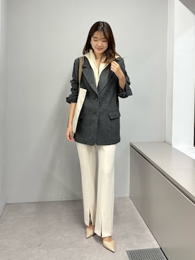 「アイテム（バンダナ/スカーフ）」を使った、wgmasagoさん（レディース・166cm）の秋コーディネート