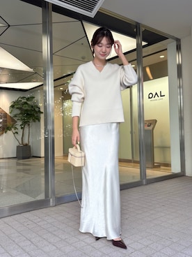 「アイテム（チョーカー）」を使った、wgmasagoさん（レディース・166cm）の秋コーディネート