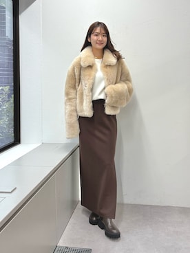 「アイテム（チョーカー）」を使った、wgmasagoさん（レディース・166cm）の秋コーディネート