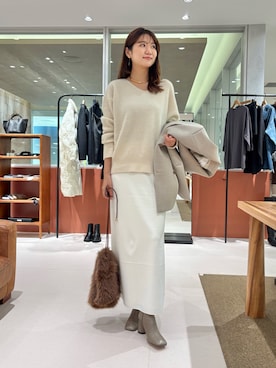 「アイテム（テーラードジャケット）」を使った、wgmasagoさん（レディース・166cm）の秋コーディネート