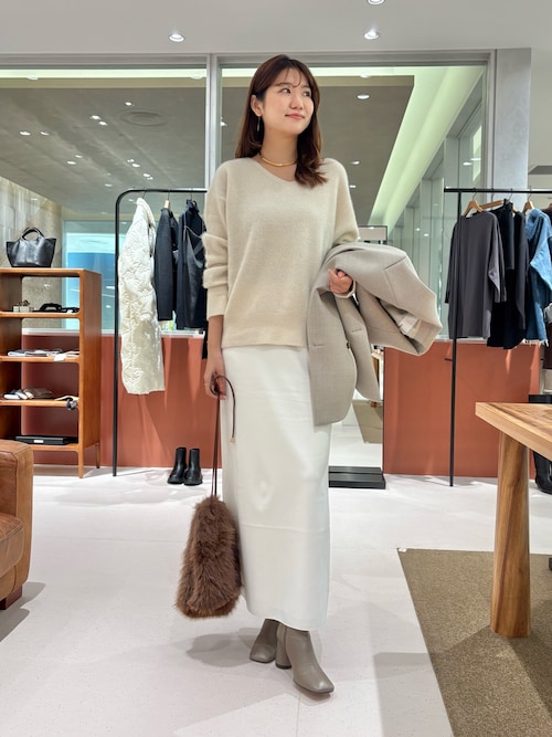 ジャージーIラインロングスカート（スカート）｜Whim Gazette（ウィム