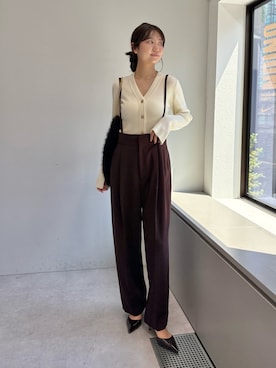 「アイテム（チョーカー）」を使った、wgmasagoさん（レディース・166cm）の秋コーディネート