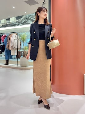 「アイテム（ピアス（両耳用））」を使った、wgmasagoさん（レディース・166cm）の秋コーディネート