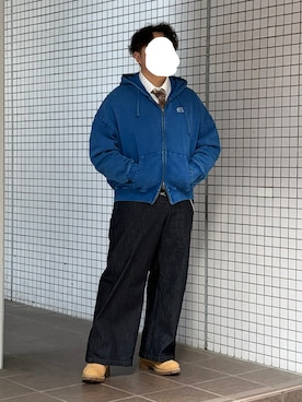 Yuma  ぽっちゃり誤魔化しコーデ さん（メンズ・165cm）の冬コーディネート