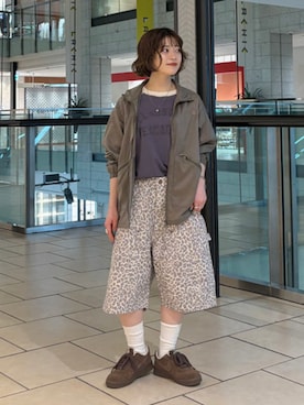 BEAMSさん(レディース・153cm)の春コーディネート