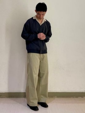 「アイテム（カーディガン/ボレロ）」を使った、BEAMSさん（メンズ・175cm）の夏コーディネート