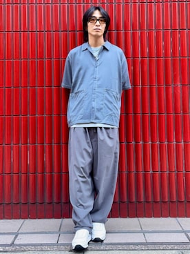 「BEAMS（ビームス）のアイテム（シャツ/ブラウス）」を使った、BEAMSさん（メンズ・170cm）の夏コーディネート