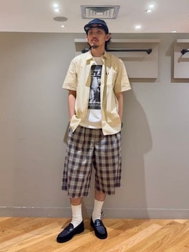 BEAMSさん(メンズ・182cm)の夏コーディネート