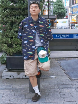 BEAMSさん(メンズ・165cm)の夏コーディネート