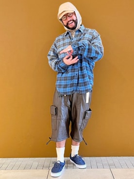 「アウトドアミックス」｜BEAMSさん（メンズ・165cm）の秋コーディネート