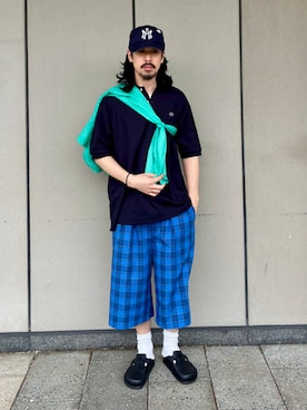 「BEAMS（ビームス）のアイテム（パンツ）」を使った、BEAMSさん（メンズ・173cm）の春コーディネート